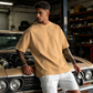 👕 57% OFF NOW! ✨ Men's Loose Fit Short Sleeve Shirt – Premium Cotton Blend, Urban Graphic Print & Oversized Casual Style🏙️