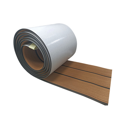 Anti-Slip Faux Teak Boat Decking Trim