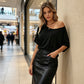 Women's Casual Off-Shoulder Short Sleeve T-Shirt