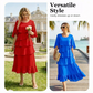 Elegant Tiered Ruffle Sleeve Dress