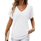 Women's V-Neck Short Sleeve Top