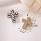 Sparkling Zirconia Cross Necklace for Women