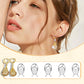 Women's Gold-Plated Teardrop Earrings