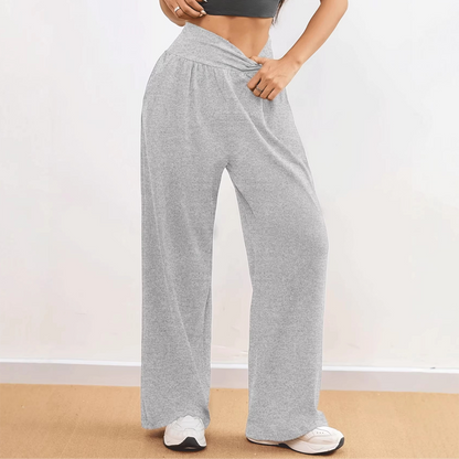 Women's High-Waist Wide-Leg Sweatpants