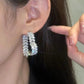Love wheat crystal earrings
