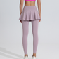 Women's High-Waist Skort Leggings