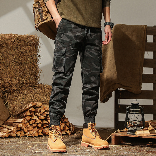 Men's Camouflage Cargo Jogger Pants