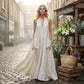 Women's Casual Halter V-Neck Midi Dress