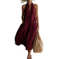 Women's Casual Halter V-Neck Midi Dress