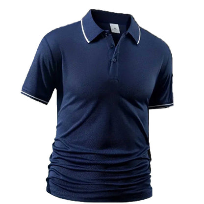 Men's Classic Short-Sleeve Collared Shirt