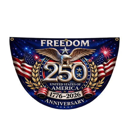 250th Anniversary Half-Round Bunting Banner