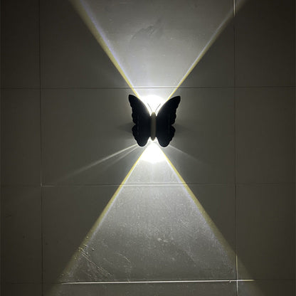 Unique Waterproof Solar Butterfly & Bat LED Wall Sconce