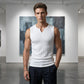 Men's Slim Ribbed Gym Tank