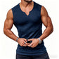 Men's Slim Ribbed Gym Tank