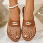 Slip-On Closed-Toe Summer Sandals
