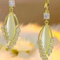 Fashion Cat's Eye Stone Earrings