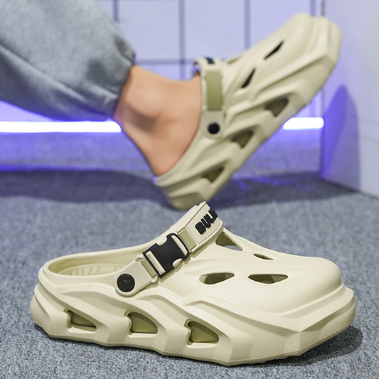 Men's Thick-Soled Platform Clogs