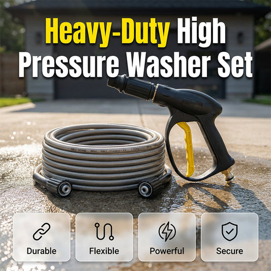 High-Pressure Washer Gun for Cars, Patios & Home Use