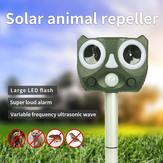 Solar Powered Ultrasonic Animal Deterrent