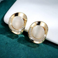Elegant Cat's Eye Oval Earrings for Women