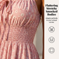 Tie-Front Smocked Spaghetti Strap Dress