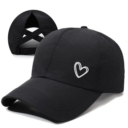 Breathable Quick-Dry Ponytail Baseball Cap