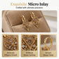 Elegant Sparkling Heart Hoop Earrings