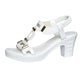 Women's Chunky Heel T-Strap Sandals
