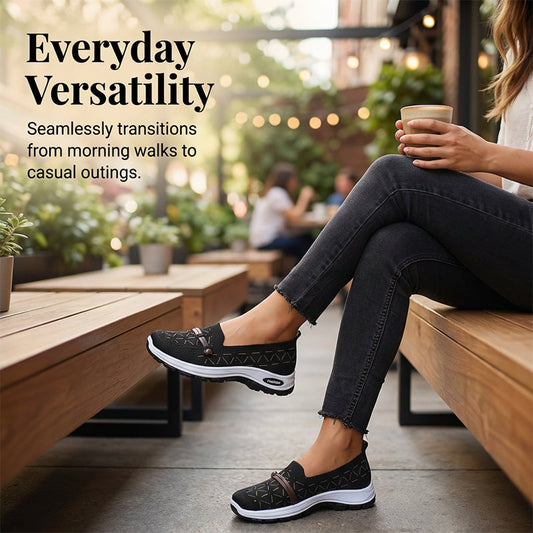 Women's Breathable Mesh Slip-On Flat Shoes