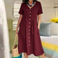 🎁Women's Leisure V-neck Dress