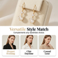 Elegant Sparking Drop Earrings for Women