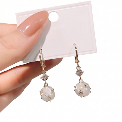 Elegant Sparking Drop Earrings for Women