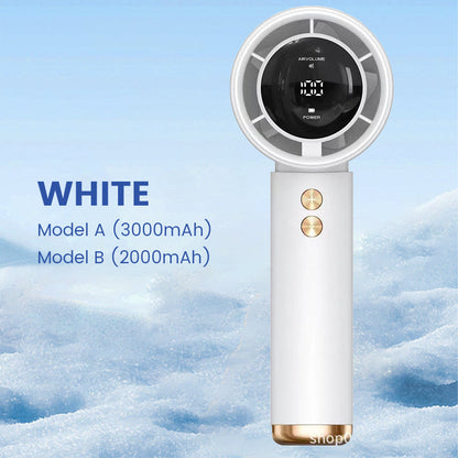 Mini 100-Speed Adjustable Handheld Turbo Fan