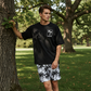 Men's Print T-Shirt & Shorts 2-Piece Set