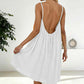 Summer Backless Spaghetti Strap Mini Dress
