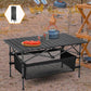 🎉New arrival 50% OFF!🏕️Carbon Steel Folding Camping Table｜Quick Setup Portable Outdoor Picnic Table ✨