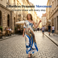 Women's One-Shoulder Abstract Print Maxi Dress