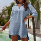 Women's Casual Oversized Jacquard Chiffon Shirt