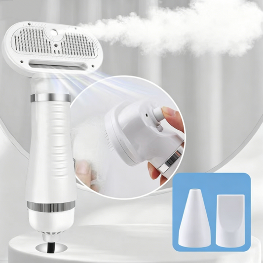 3-in-1 Pet Steam Grooming Brush