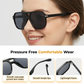 Lightweight Fashion Sunglasses with Colorful Lenses
