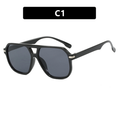 Lightweight Fashion Sunglasses with Colorful Lenses