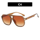 Lightweight Fashion Sunglasses with Colorful Lenses