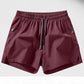 Men's Quick-Dry Athletic Shorts with Zipper Pockets