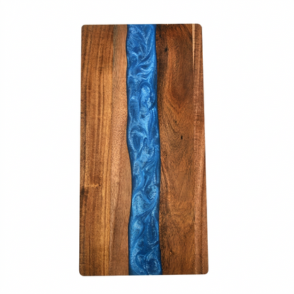 Artistic Wood and Resin Kitchen Charcuterie Board