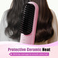 ✨ Cordless Ceramic Hair Straightening Brush – Salon-Quality Results Anywhere! ✨