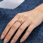 Adjustable Double Layer Criss-Cross Ring