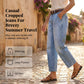 ⏳Time-Limited Special⏰Women's High Waisted Wide Leg Denim Shorts – Leg-Lengthening & Vintage Wash – Casual Cropped Jeans 👒