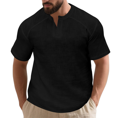 Men's Casual Solid Color Short Sleeve T-Shirt