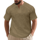 Men's Casual Solid Color Short Sleeve T-Shirt