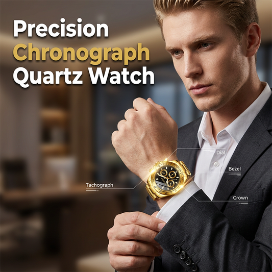 Men's Luxury Chronograph Quartz Watch